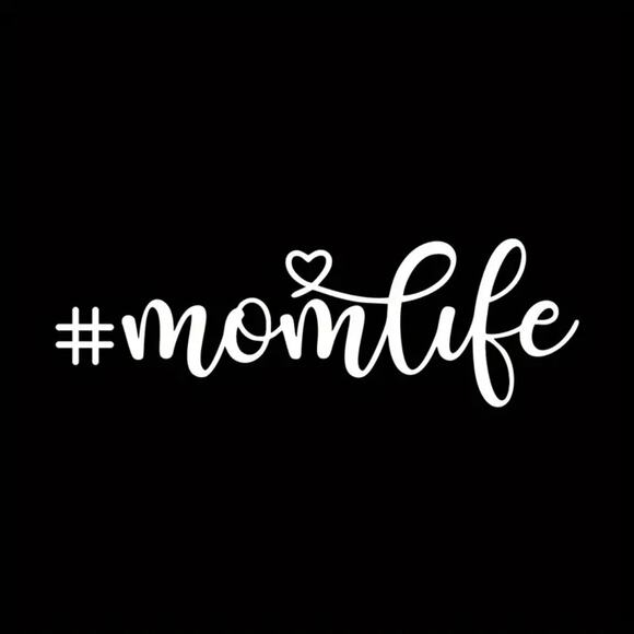 Mom Life Car Decal White Vinyl Decal Sticker For Car Truck Van Wall Laptop - Picture 5 of 5
